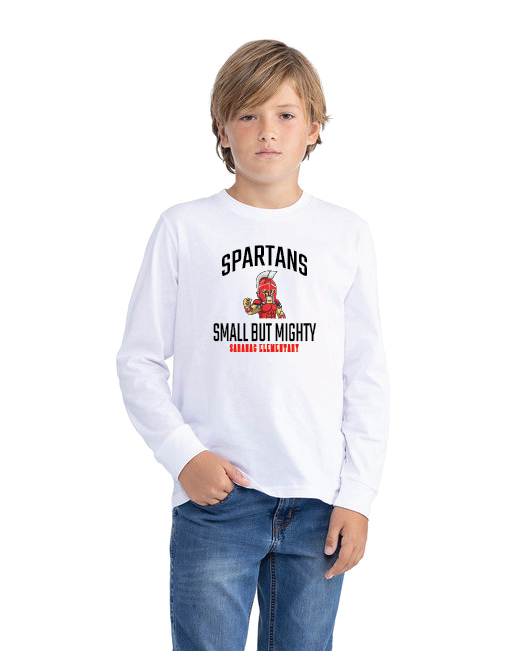 Tiny Next Level Apparel Youth Cotton Long Sleeve T-Shirt SES25