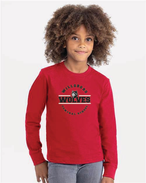 Reign Next Level Youth Cotton Long Sleeve T-Shirt Wills25