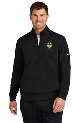 Mascot Nike Club Fleece Sleeve Swoosh 1-2-Zip NCSH25