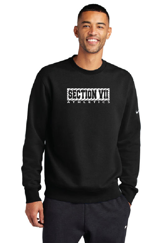 Vortex Nike Club Fleece Sleeve Swoosh Crew VII Branded