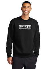 Vortex Nike Club Fleece Sleeve Swoosh Crew VII Branded