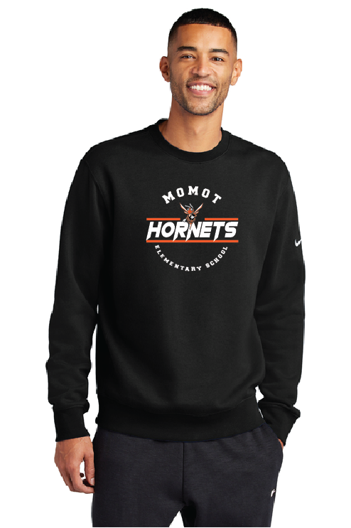 Reign Nike Club Fleece Sleeve Swoosh Crew Momot25