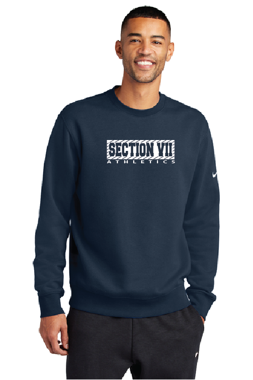 Vortex Nike Club Fleece Sleeve Swoosh Crew VII Branded