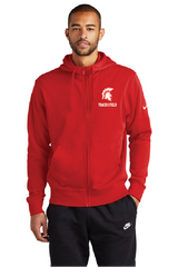 Shield Nike Club Fleece Sleeve Swoosh Full-Zip Hoodie SaranacT&F