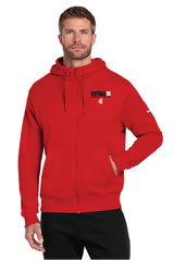 Clark Nike Club Fleece Sleeve Swoosh Full-Zip Hoodie SCS Softball