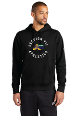 Kreis Nike Club Fleece Sleeve Swoosh Pullover Hoodie VII BRanded