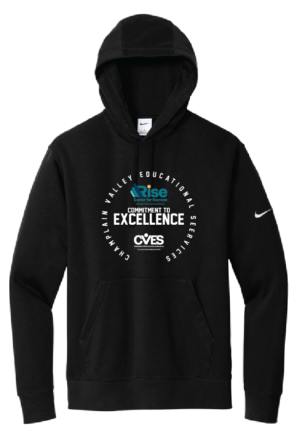 Spencer RISE Nike Club Fleece Sleeve Swoosh Pullover Hoodie CVES25