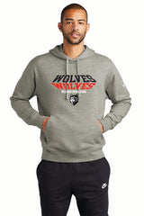 3D Nike Club Fleece Sleeve Swoosh Pullover Hoodie Wills25