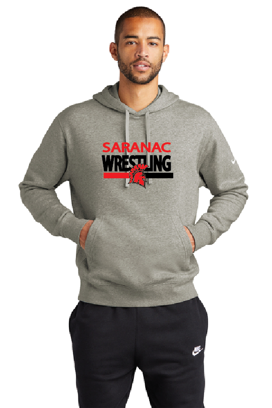 Show Nike Club Fleece Sleeve Swoosh Pullover Hoodie SCSWrestle25