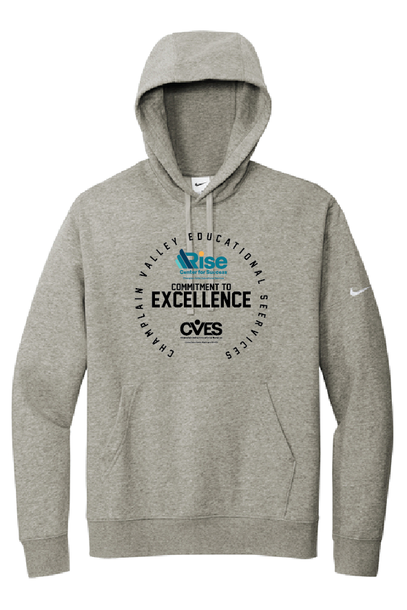 Spencer RISE Nike Club Fleece Sleeve Swoosh Pullover Hoodie CVES25