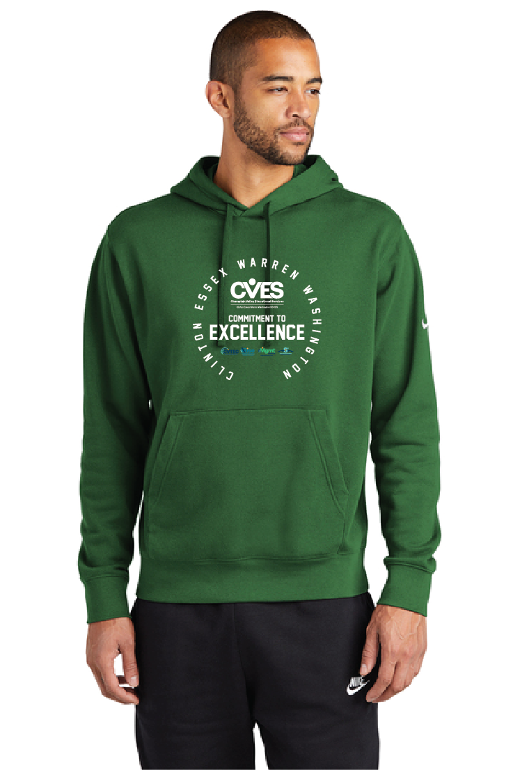 Spencer CVES Nike Club Fleece Sleeve Swoosh Pullover Hoodie CVES25