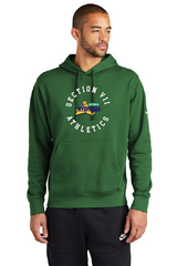 Kreis Nike Club Fleece Sleeve Swoosh Pullover Hoodie VII BRanded
