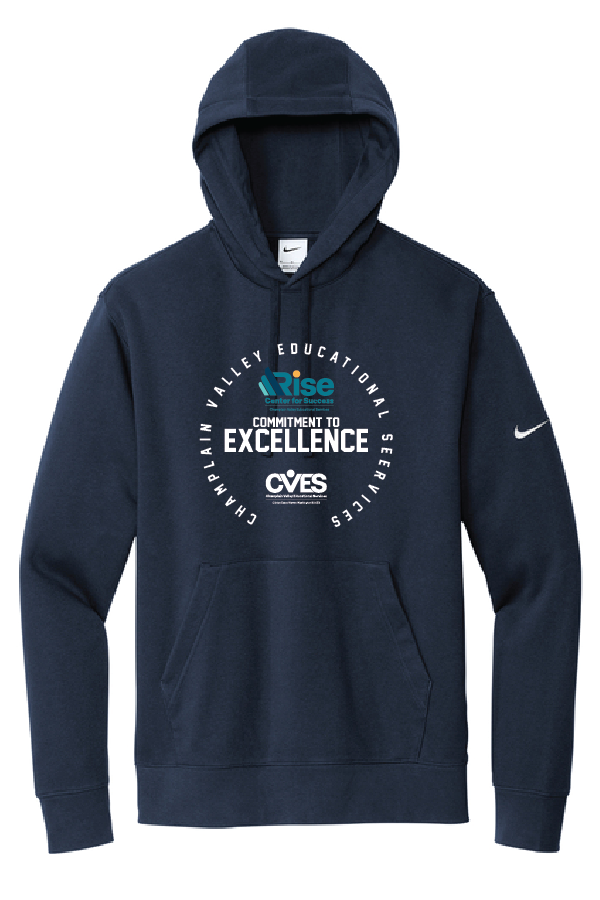 Spencer RISE Nike Club Fleece Sleeve Swoosh Pullover Hoodie CVES25