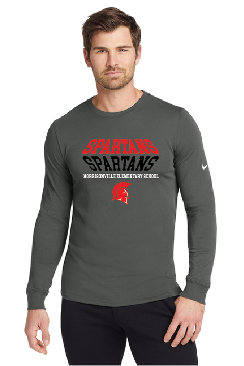 3D Nike Dri-FIT Cotton-Poly Long Sleeve Tee MELS25