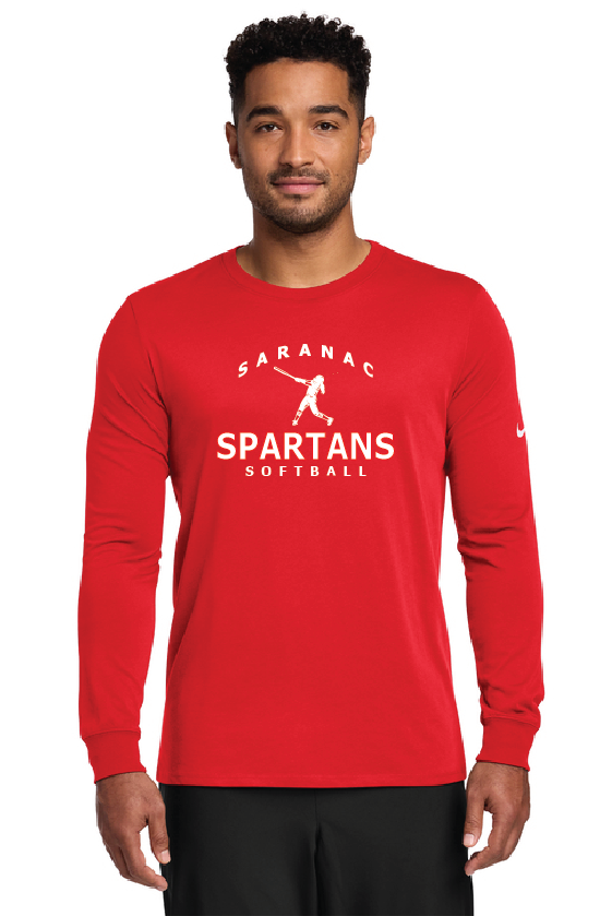 Finch Nike Dri-FIT Cotton Poly Long Sleeve Tee SCS Softball