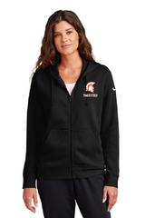 Shield Nike Women's Club Fleece Sleeve Swoosh Full-Zip Hoodie SaranacT&F