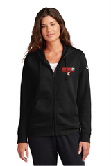 Clark Nike Women's Club Fleece Sleeve Swoosh Full-Zip Hoodie SCS Softball