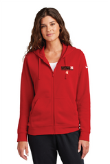 Clark Nike Women's Club Fleece Sleeve Swoosh Full-Zip Hoodie SCS Softball