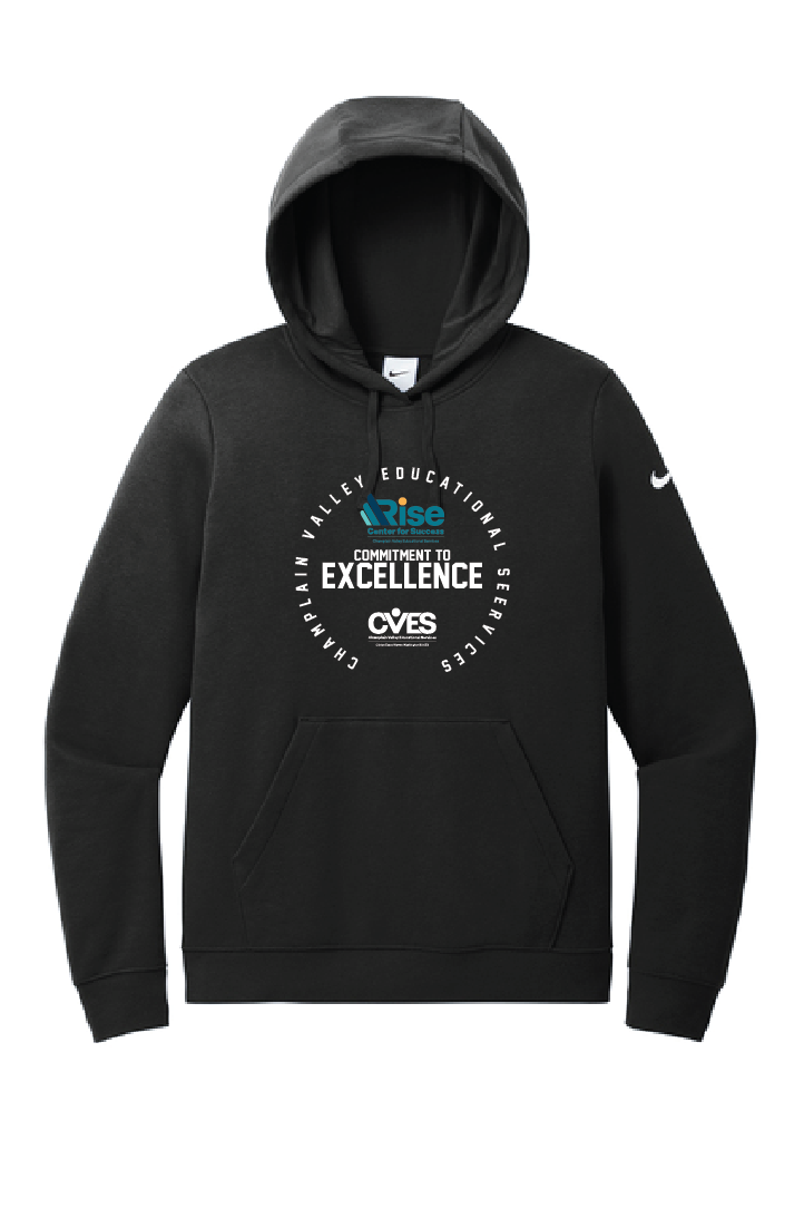 Spencer RISE Nike Women's Club Fleece Sleeve Swoosh Pullover Hoodie CVES25