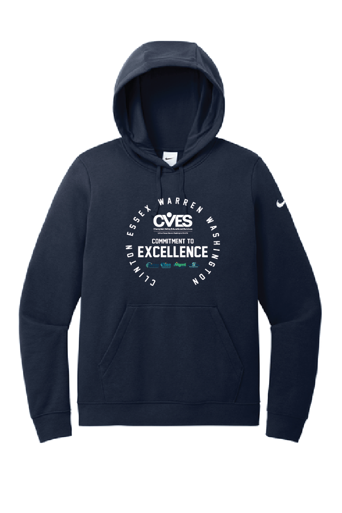 Spencer CVES Nike Women's Club Fleece Sleeve Swoosh Pullover Hoodie CVES25
