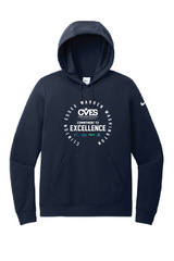Spencer CVES Nike Women's Club Fleece Sleeve Swoosh Pullover Hoodie CVES25