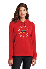 Kreis Nike Women's Club Fleece Sleeve Swoosh Pullover Hoodie VII Branded
