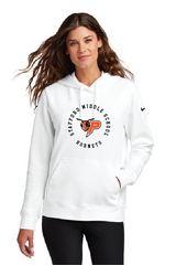 Target Nike Women's Club Fleece Sleeve Swoosh Pullover Hoodie SMS25