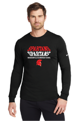 3D Nike Dri-FIT Cotton-Poly Long Sleeve Tee MELS25