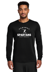 Finch Nike Dri-FIT Cotton Poly Long Sleeve Tee SCS Softball