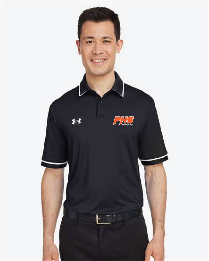 Tkachuk Under Armour Men's Tipped Teams Performance Polo PHS Hockey
