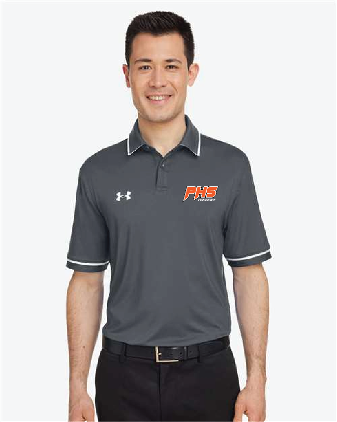 Tkachuk Under Armour Men's Tipped Teams Performance Polo PHS Hockey