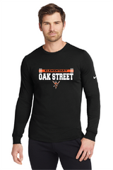 Pasta Nike Dri-FIT Cotton Poly Long Sleeve Tee Oak