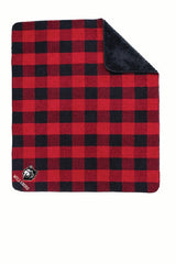 Mascot Port Authority® Double-Sided Sherpa-Plush Blanket Wills25