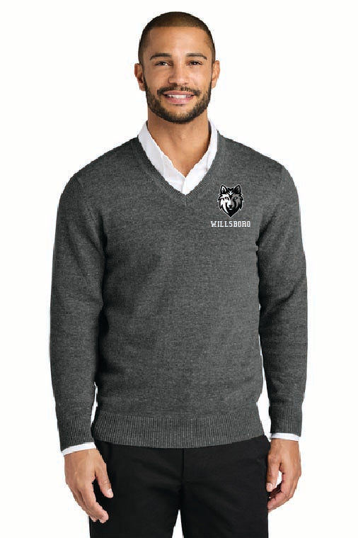 Mascot Port Authority® Easy Care V-Neck Sweater Wills25