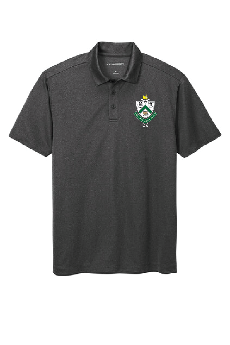Shield Port Authority® Heathered Silk Touch™ Performance Polo NAC25