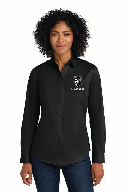 Mascot Port Authority® Women's SuperPro™ Twill Shirt Wills25