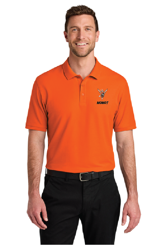 Mascot Port Authority® Wearever Signature Pique Polo Momot25