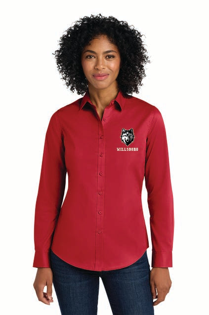 Mascot Port Authority® Women's SuperPro™ Twill Shirt Wills25