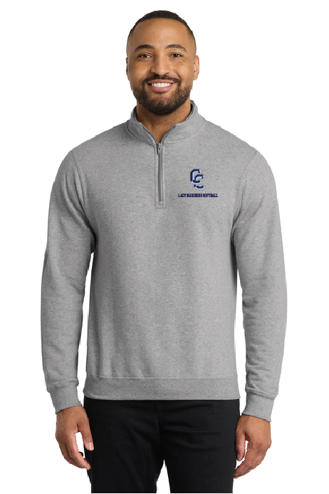 Shield Port & Co™ Core Fleece 1-4-Zip Pullover Sweatshirt CCLM25