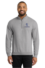 Shield Port & Co™ Core Fleece 1-4-Zip Pullover Sweatshirt CCLM25