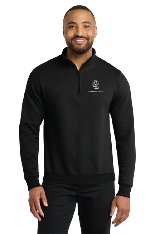 Shield Port & Co™ Core Fleece 1-4-Zip Pullover Sweatshirt CCLM25