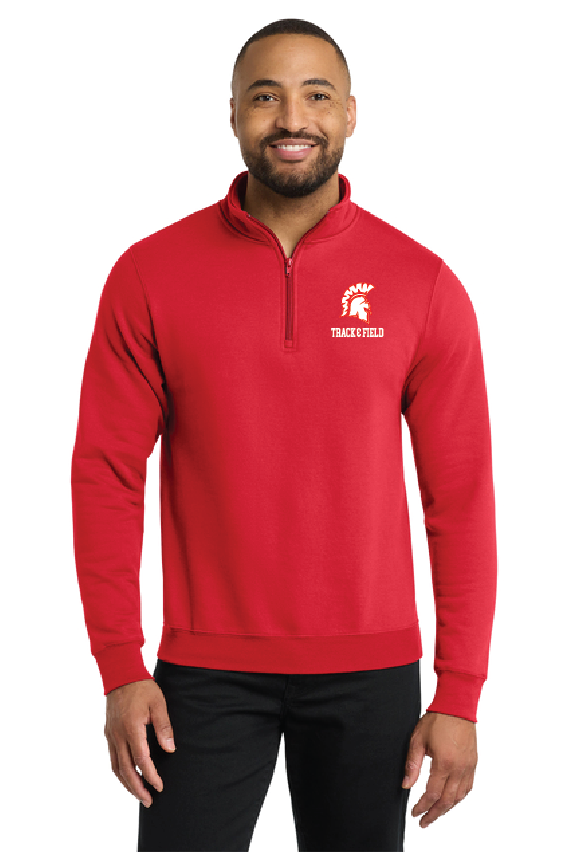 Shield Port & Co™ Core Fleece 1.4-Zip Pullover Sweatshirt SaranacT&F