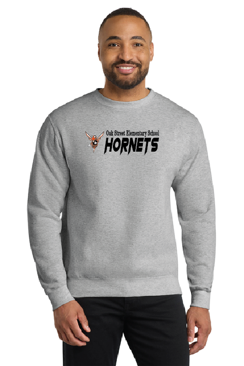 Fenced Port & Co™ Core Fleece Crewneck Sweatshirt Oak25
