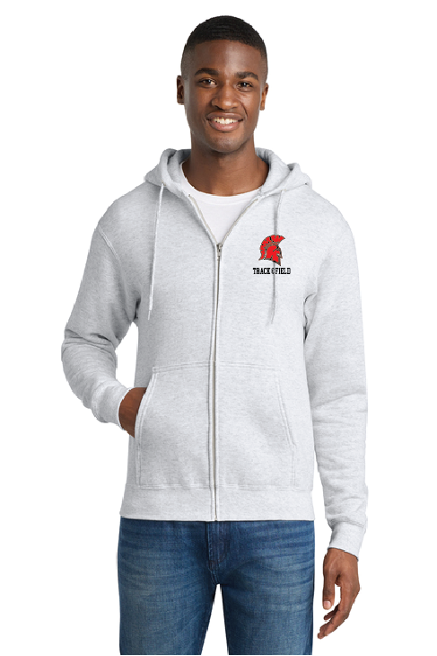 Shield Port & Co™ Core Fleece Full-Zip Hooded Sweatshirt SaranacT&F