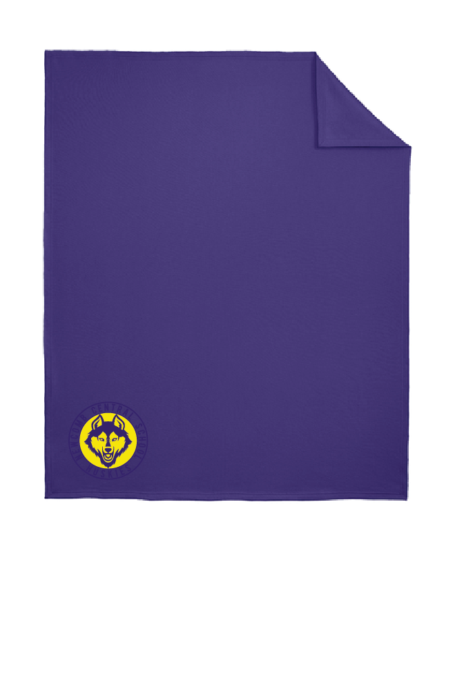 Huskies Port & Co™ Core Fleece Sweatshirt Blanket NCSH25