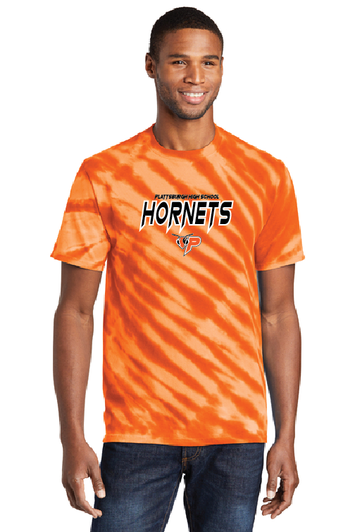 Trebek Port & Co™ Tiger Stripe Tie-Dye Tee PHS25