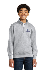 Shield Port & Co™ Youth Core Fleece 1-4-Zip Pullover Sweatshirt CCLM25