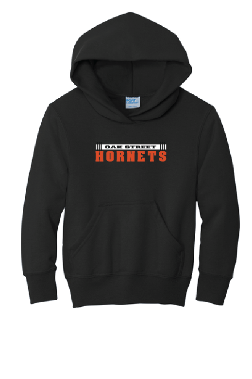 Pasta Port & Co™ Youth Core Fleece Pullover Hooded Sweatshirt Oak25