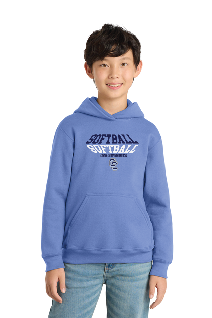 3D Port & Co™ Youth Core Fleece Pullover Hooded Sweatshirt CCLM25