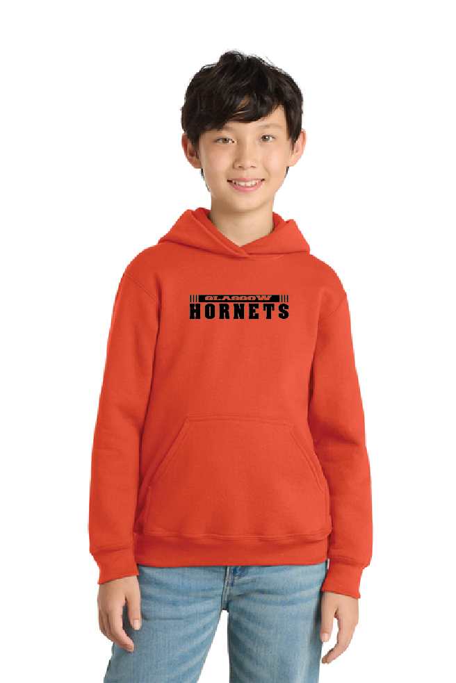 Pasta Port & Co™ Youth Core Fleece Pullover Hooded Sweatshirt Glasgow25
